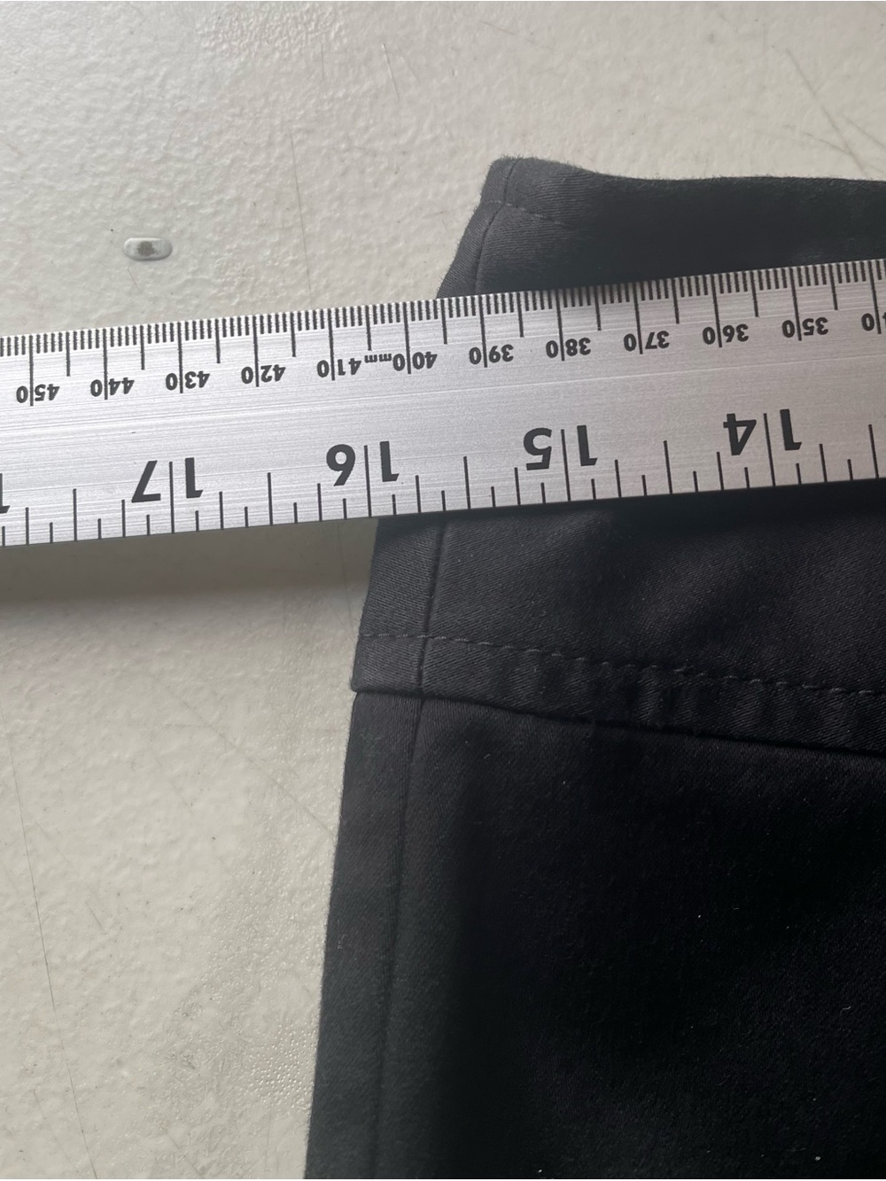 Express Black Mini Skirt size 6 lined - Picture 12 of 13